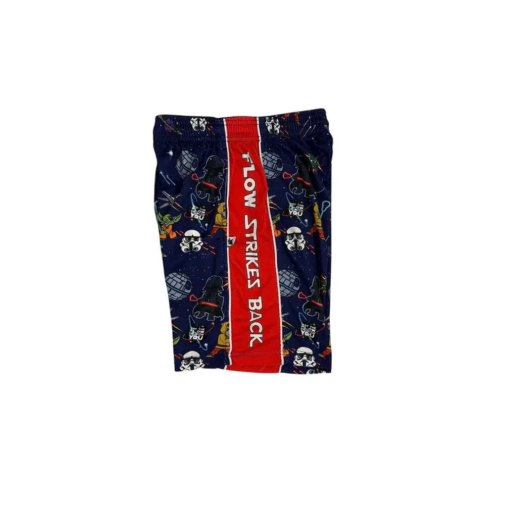 Flow Society Star Wars Drawstring Athletic Shorts Youth Medium 10/12